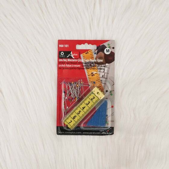 900101 TAPE MEASURE-LINE STONE-BALL NEEDLE SET