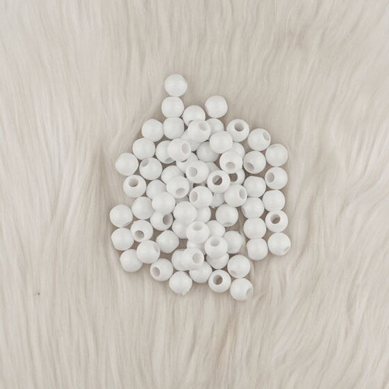 ACRYLIC MACROME BEAD 10 MM 50 GR