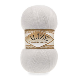 ALIZE ANGORA GOLD KNITTING YARN - Thumbnail