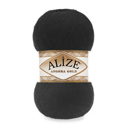 ALIZE ANGORA GOLD KNITTING YARN - Thumbnail