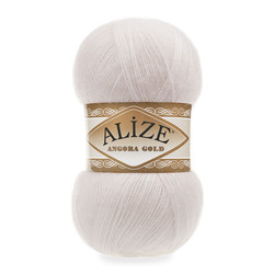 ALIZE ANGORA GOLD KNITTING YARN - Thumbnail