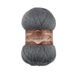 ALIZE ANGORA GOLD SILVERY KNITTING YARN - Thumbnail