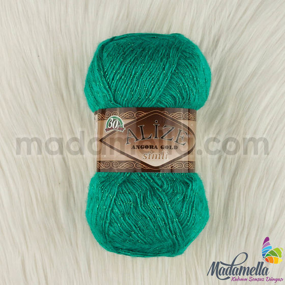 ALIZE ANGORA GOLD SILVERY KNITTING YARN