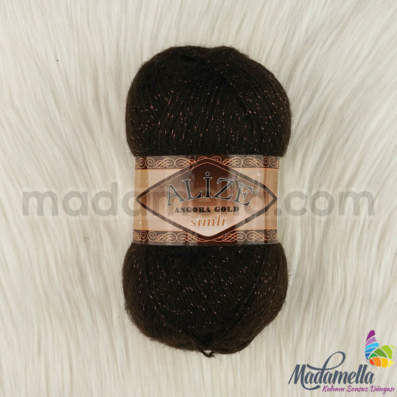 ALIZE ANGORA GOLD SILVERY KNITTING YARN