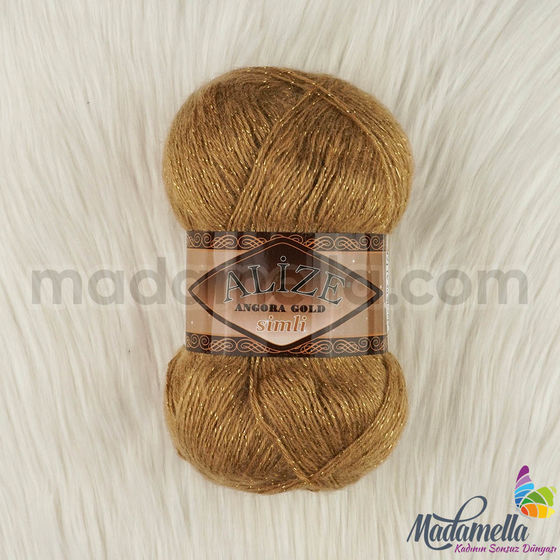 ALIZE ANGORA GOLD SILVERY KNITTING YARN