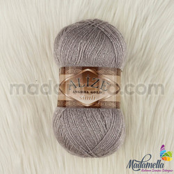 ALIZE ANGORA GOLD SILVERY KNITTING YARN - Thumbnail