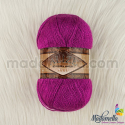 ALIZE ANGORA GOLD SILVERY KNITTING YARN - Thumbnail