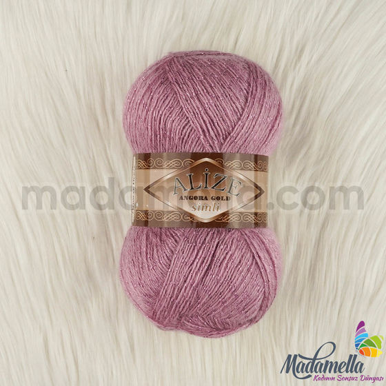 ALIZE ANGORA GOLD SILVERY KNITTING YARN