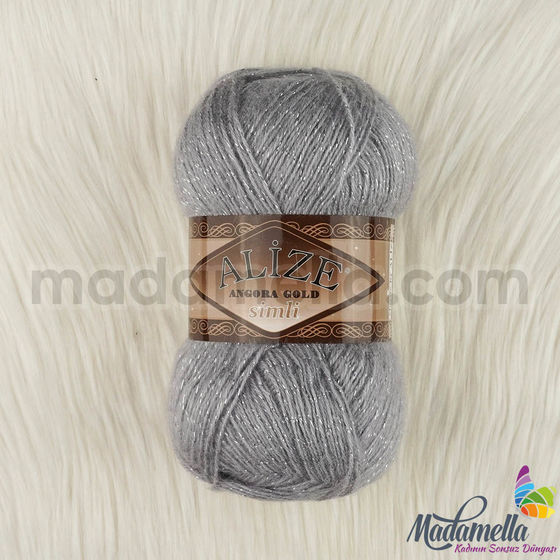 ALIZE ANGORA GOLD SILVERY KNITTING YARN