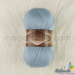 ALIZE ANGORA GOLD SILVERY KNITTING YARN - Thumbnail