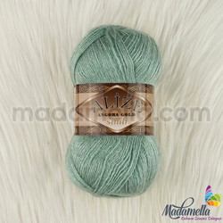 ALIZE ANGORA GOLD SILVERY KNITTING YARN - Thumbnail