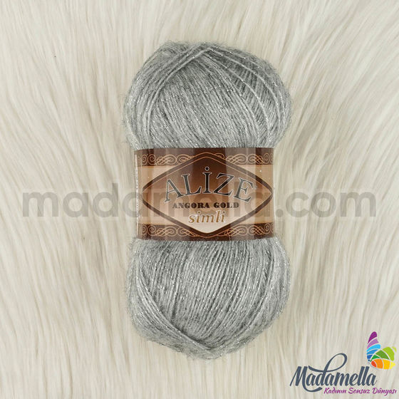 ALIZE ANGORA GOLD SILVERY KNITTING YARN