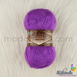 ALIZE ANGORA GOLD SILVERY KNITTING YARN - Thumbnail