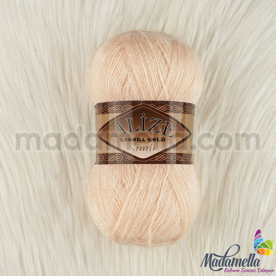 ALIZE ANGORA GOLD SILVERY KNITTING YARN