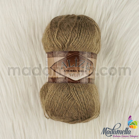 ALIZE ANGORA GOLD SILVERY KNITTING YARN