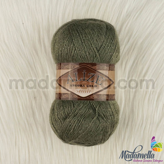 ALIZE ANGORA GOLD SILVERY KNITTING YARN