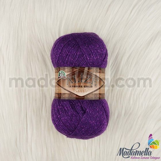 ALIZE ANGORA GOLD SILVERY KNITTING YARN