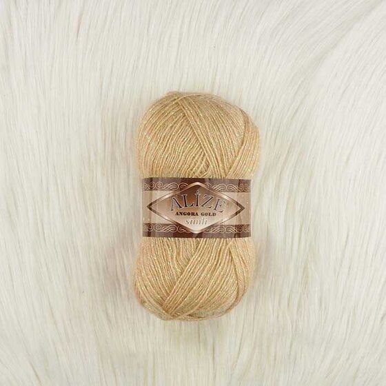 ALIZE ANGORA GOLD SILVERY KNITTING YARN