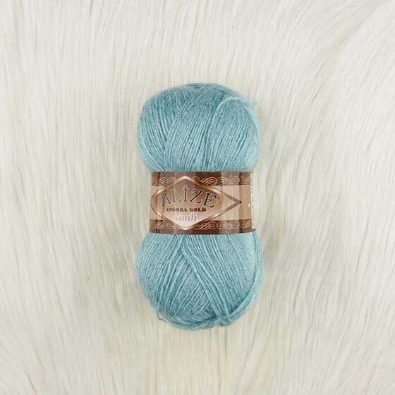 ALIZE ANGORA GOLD SILVERY KNITTING YARN