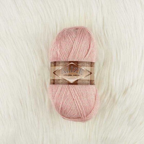 ALIZE ANGORA GOLD SILVERY KNITTING YARN