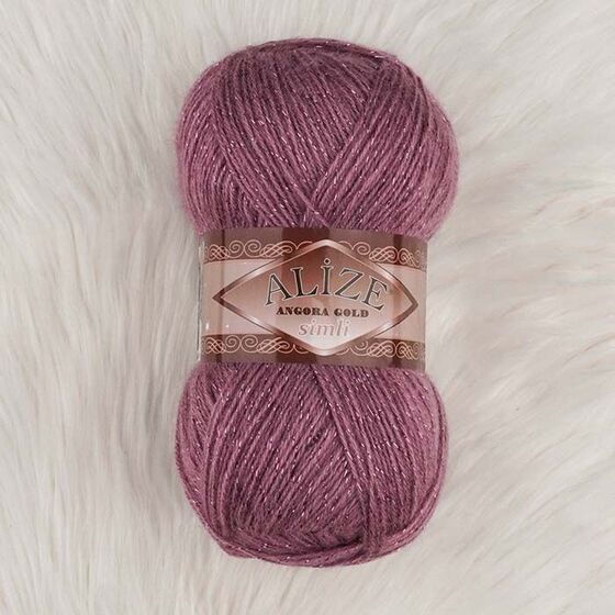 ALIZE ANGORA GOLD SILVERY KNITTING YARN