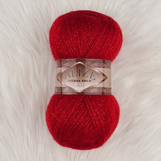 ALIZE ANGORA GOLD SILVERY KNITTING YARN