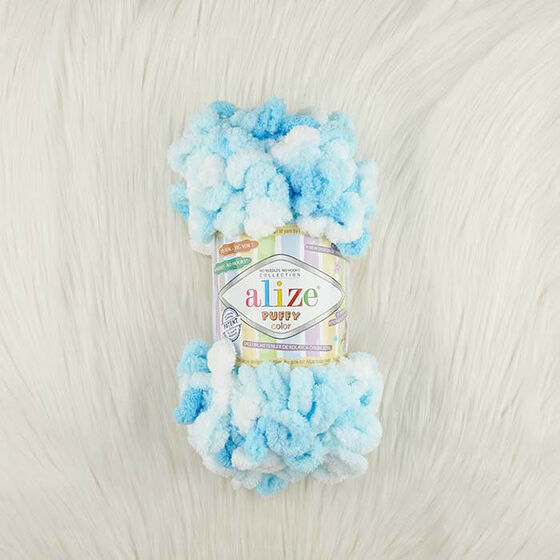 ALIZE PUFFY COLOR KNITTING YARN