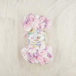 ALIZE PUFFY COLOR KNITTING YARN - Thumbnail