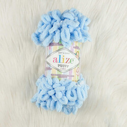 ALIZE PUFFY COLOR KNITTING YARN - Thumbnail