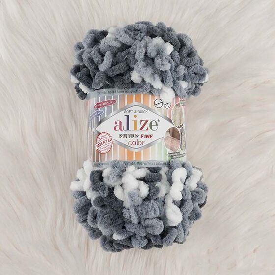 ALIZE PUFFY COLOR KNITTING YARN