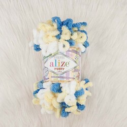 ALIZE PUFFY COLOR KNITTING YARN - Thumbnail