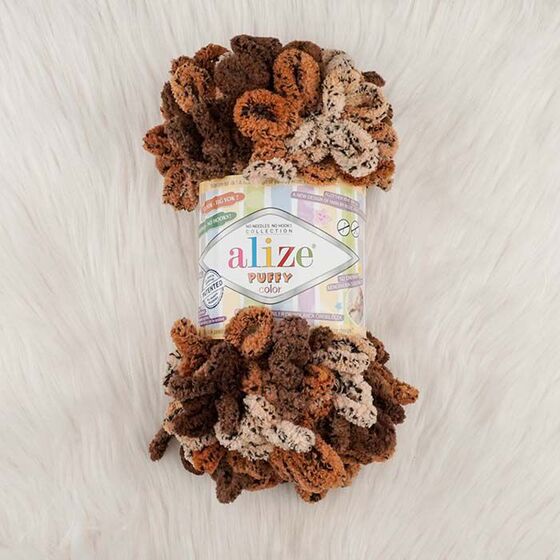 ALIZE PUFFY COLOR KNITTING YARN