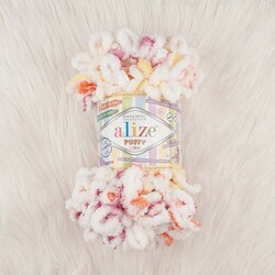 ALIZE PUFFY COLOR KNITTING YARN - Thumbnail