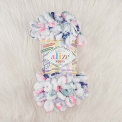 ALIZE PUFFY COLOR KNITTING YARN - Thumbnail