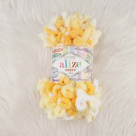 ALIZE PUFFY COLOR KNITTING YARN