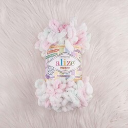 ALIZE PUFFY COLOR KNITTING YARN - Thumbnail