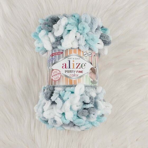 ALIZE PUFFY FINE COLOR KNITTING YARN