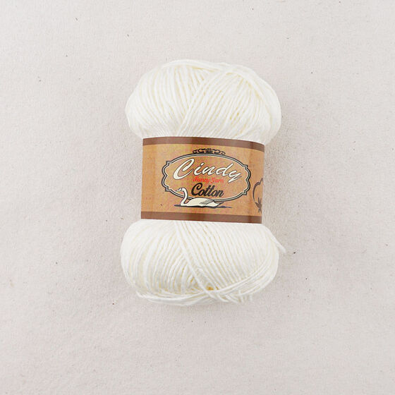 CİNDY COTTON ÖRGÜ İPİ 100 GR EKRU