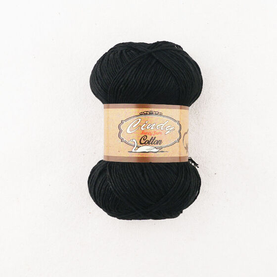 CİNDY COTTON ÖRGÜ İPİ 100 GR SİYAH