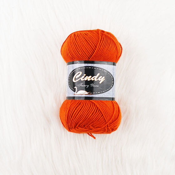 CİNDY FUNCY YARN ÖRGÜ İPİ TURUNCU 100 GR