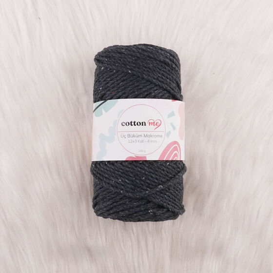 COTTON ME 3 BÜKÜM MAKROME İPİ 250 GR.12 X 3 KAT-4 MM