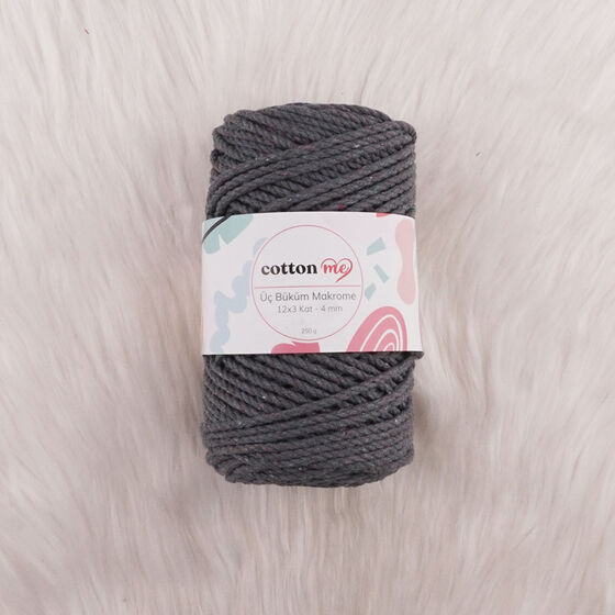 COTTON ME 3 BÜKÜM MAKROME İPİ 250 GR.12 X 3 KAT-4 MM