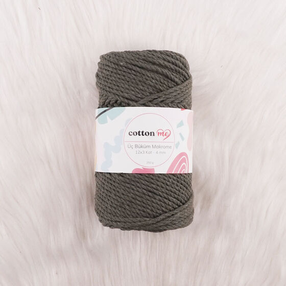 COTTON ME 3 BÜKÜM MAKROME İPİ 250 GR.12 X 3 KAT-4 MM