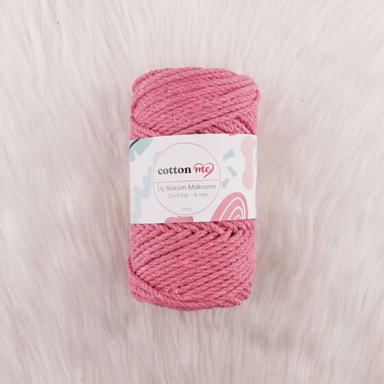 COTTON ME 3 BÜKÜM MAKROME İPİ 250 GR.12 X 3 KAT-4 MM