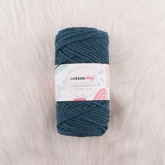 COTTON ME 3 BÜKÜM MAKROME İPİ 250 GR.12 X 3 KAT-4 MM