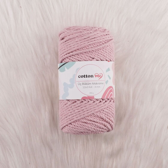 COTTON ME 3 BÜKÜM MAKROME İPİ 250 GR.12 X 3 KAT-4 MM