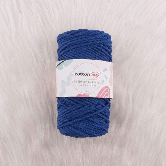 COTTON ME 3 BÜKÜM MAKROME İPİ 250 GR.12 X 3 KAT-4 MM