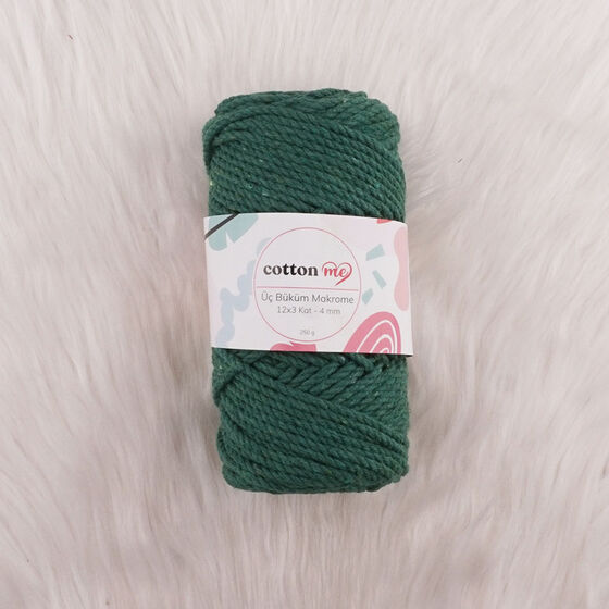 COTTON ME 3 BÜKÜM MAKROME İPİ 250 GR.12 X 3 KAT-4 MM