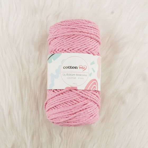 COTTON ME 3 BÜKÜM MAKROME İPİ 250 GR.12 X 3 KAT-4 MM