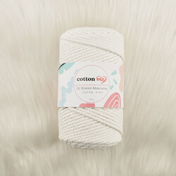 COTTON ME 3 BÜKÜM MAKROME İPİ 250 GR.12 X 3 KAT-4 MM - Thumbnail